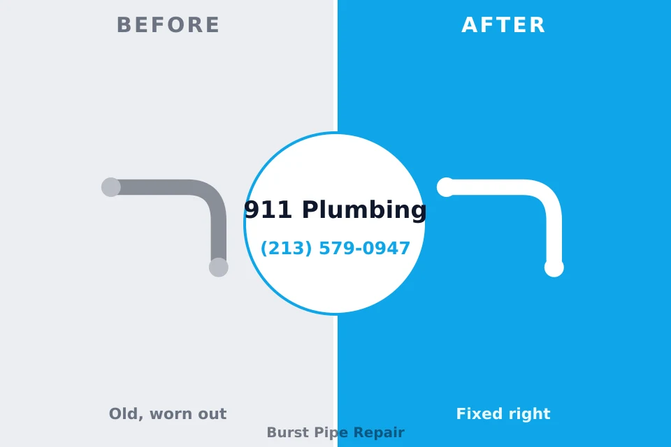 Before and after: plumbing company Tombstone, AZ